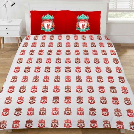 Liverpool Football Club Reversible Double Duvet Cover Bedding Set Extra Image 1